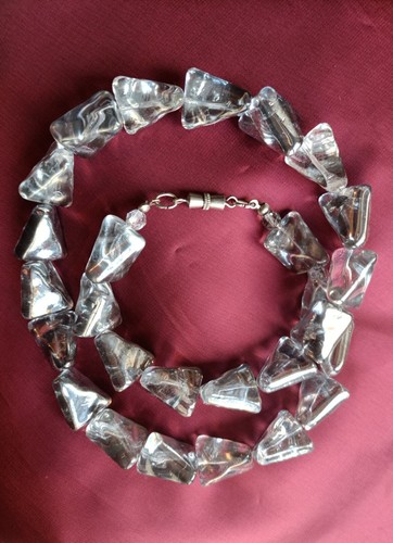 Collana vetro perle - vetro,