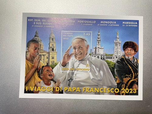 2024 vaticano foglietto viaggi - vaticano,