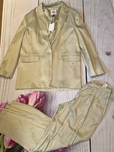 Blazer pantaloni zara raso - e,