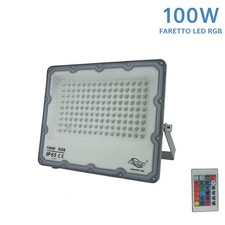 Faretto led rgb 100w ip65 - 100w,