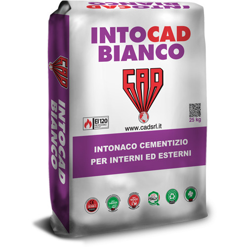 Intonaco premiscelato bianco