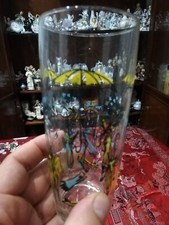 2 Bicchieri Vintage Ombrelli D'epoca Vari Colori