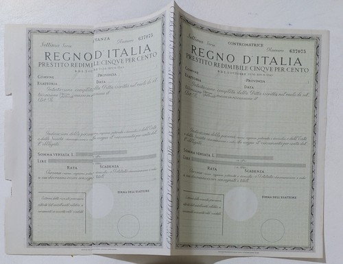 16138 crt regno italia - 16138, 07/crt