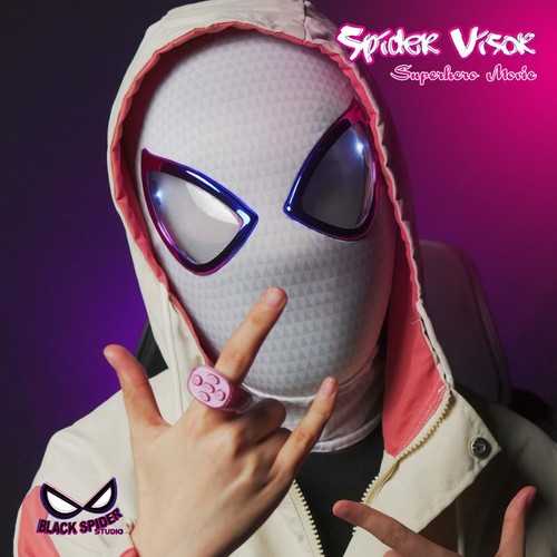 Maschera indossabile spiderman - indossabile,