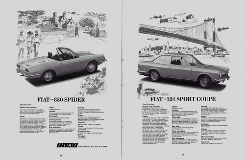 Fiat 850 spider - 850, cabrio