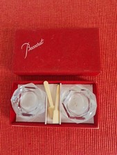 PAIRE DE SALERON CRISTAL