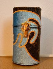 LOUIS VUITTON Monogram Alex Israel Limited profumo custodia da viaggio tipo 100 ml rara