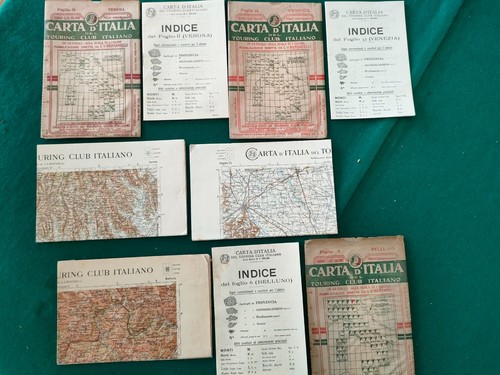 Tre carte epoca del - , touring