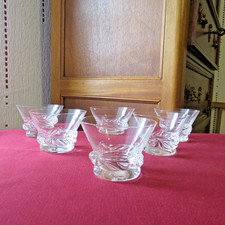 rare 6  coupelles  verres a