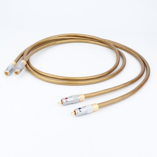 Cavo audio hifi stile - cavo, golden