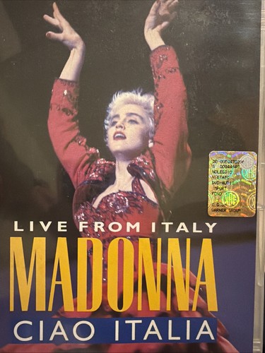 Madonna live ciao italia dvd - ciao,