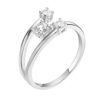 STROILI Anello Trilogy Silver