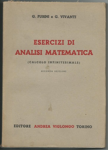 Guido fubini vivanti - guido, esercizi