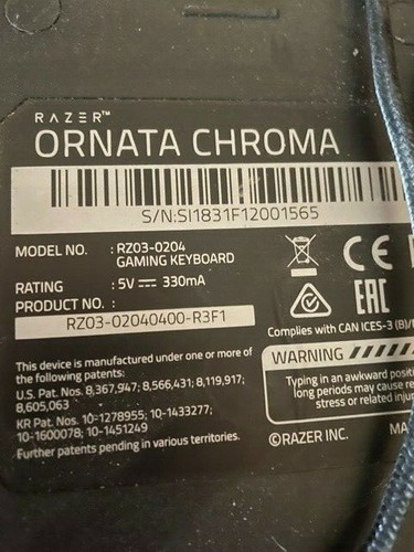 Razer ornata chroma - razer, rz03-0204