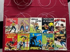LOTTO FUMETTI ZAGOR DAL N°11 AL N°20 COLLANA ZENITH RISTAMPE BONELLI CEPIM 1970