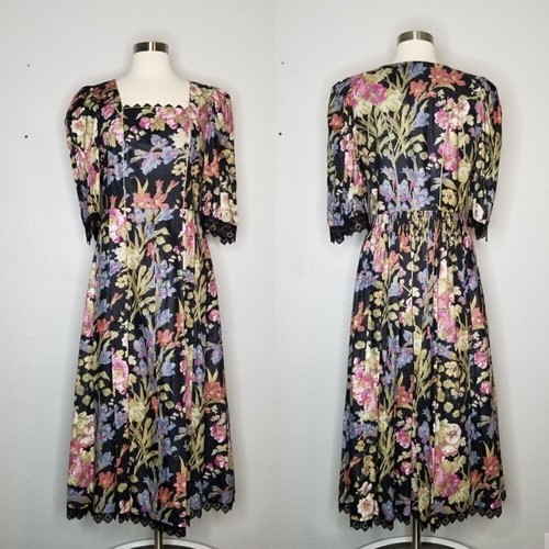Maxi abito floreale - , rose