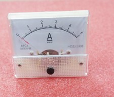 85C1 0-5A Analogico Panel AMP Current Meter Amperometro Gauge