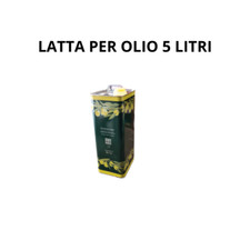 Latta Lattina Contenitore Tanica per Olio Uso Alimentare 5 Litri