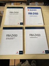 manuali uso e manutenzione suzuki rm z450 epoca collezione