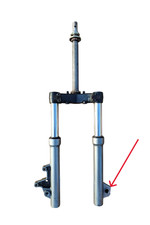 FORCELLA ANTERIORE PIASTRA STERZO PIANTONE KYMCO GT 300i 2010 AL 2020