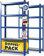 Set di 2 scaffali a innesto scaffale per magazzino scaffale per cantina - certificato TÜV/GS - scaffale per carichi pesanti Lakota