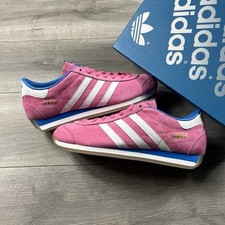 Adidas Country Japan rare 'rosa / bianco / blu' - taglia UK 8 / EU 42