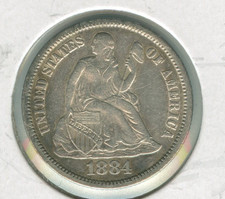 Dime In Argento 10C Liberty