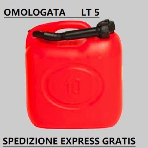 Tanica omologata rossa - tanica,