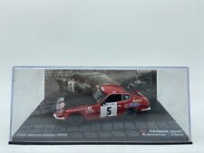 MODELLINO AUTO DATSUN 240z #5 RALLY MONTECARLO 1972 ROSSA - EDICOLA - SCALA 1:43