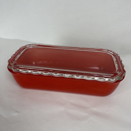 Piatto frigorifero vetro rosso