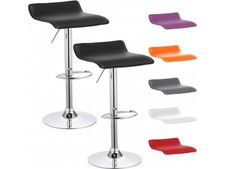 2 SGABELLI BAR E CUCINA CON PENISOLA REGOLABILI IN ALTEZZA SEDIA GIREVOLE WAVE