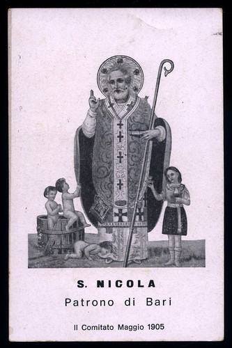 Santino holy card nicola di - card"s.nicola,