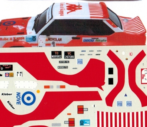 Decal fiat 131 abarth - 1/43,
