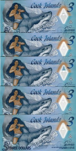 Lotto isole cook 3 - isole, 2021