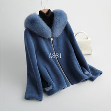 Cappotto shearling donna vera
