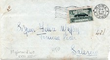 ITALY ENVELOPE STAMP LIRE 20