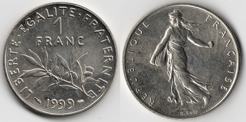 Francia franc 1999 - francia, 1