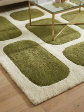 Tappeto moderno verde