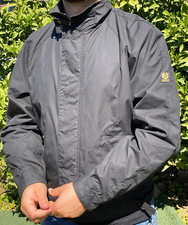 Belstaff Giacca Rider Corta Moto Bomber Resistente alle Intemperie Biker Taglia L
