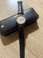 OROLOGIO VETTA VINTAGE CON CINTURINO IL PELLE NERA QUARZO CON DATARIO