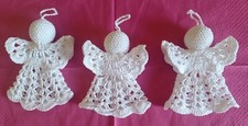 3 Angeli all'uncinetto Natale