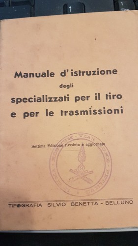 Manuale istruzione tiro - manuale,