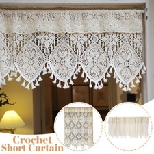 Mezza tenda vintage uncinetto