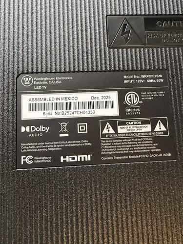 Westinghouse roku led - westinghouse, tv
