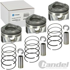 3x KIT PISTONI STD + ANELLI PISTONE adatti per FORD 1.0 EcoBoost FIESTA FOCUS MONDEO