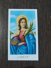 Santa Lucia, Holy Card, C Egim 12