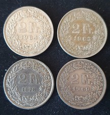 Svizzera Lotto 2 Franchi 1963