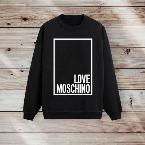 Felpa love moschino - felpa, nera
