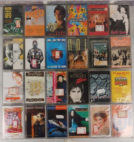 Lotto musicassette - 25,