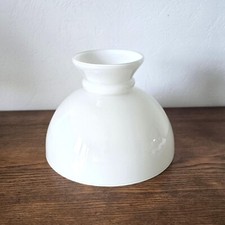 Grand globe opaline blanche